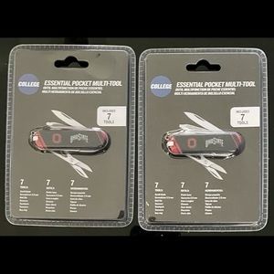 Ohio State 7 tool pocket, key chain kit x2 nib